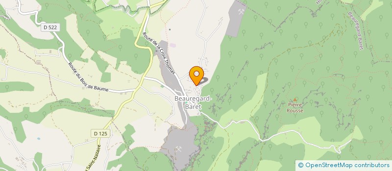 localisation de l'entreprise MONSIEUR ALEXIS LENZINI  BEAUREGARD-BARET