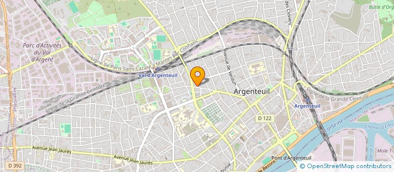 localisation de l'entreprise MONSIEUR ALEXIS LEON OLIVO  ARGENTEUIL