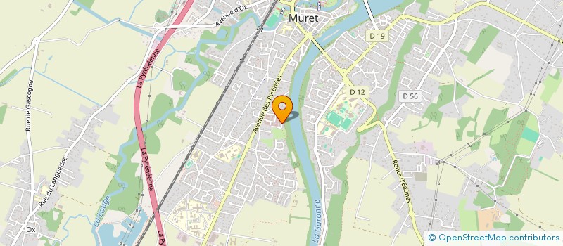 localisation de l'entreprise MONSIEUR ALEXIS LEPAPE  MURET