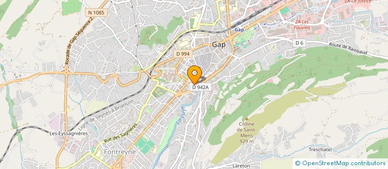 localisation de l'entreprise MONSIEUR ALEXIS LERICHE  GAP