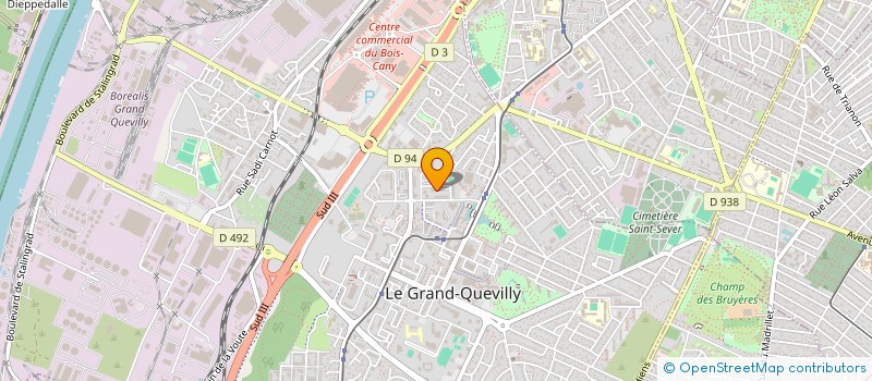 localisation de l'entreprise MONSIEUR ALEXIS LEROUX à LE GRAND-QUEVILLY