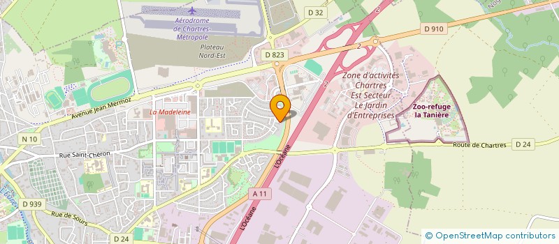 localisation de l'entreprise MONSIEUR ALEXIS LEROUX à CHARTRES