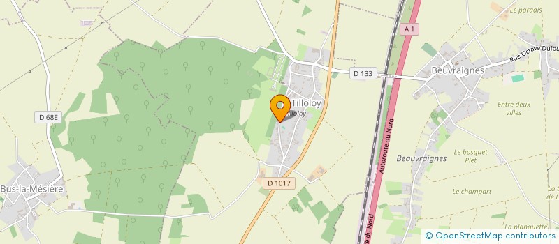 localisation de l'entreprise MONSIEUR ALEXIS LEROY  TILLOLOY