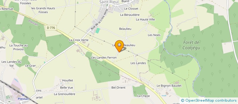 localisation de l'entreprise MONSIEUR ALEXIS LESCOUET  SAINT-RIEUL