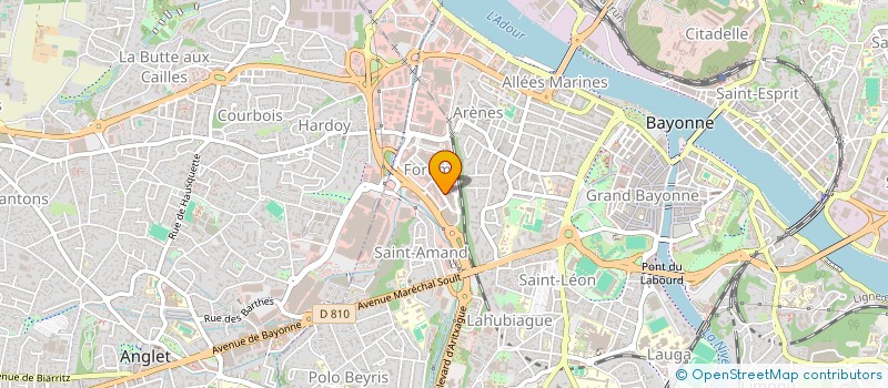 localisation de l'entreprise MONSIEUR ALEXIS LESIEUR à BAYONNE