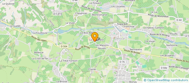 localisation de l'entreprise MONSIEUR ALEXIS LESPINASSE  DENICE