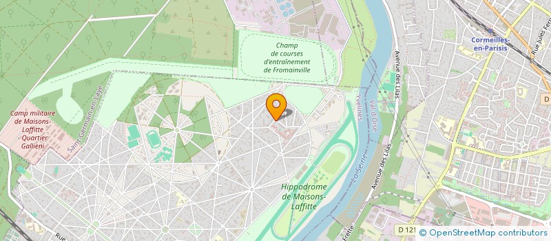 localisation de l'entreprise MONSIEUR ALEXIS LETELLIER  MAISONS-LAFFITTE