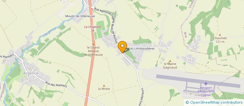 localisation de l'entreprise MONSIEUR ALEXIS LETELLIER  CHAMPNIERS