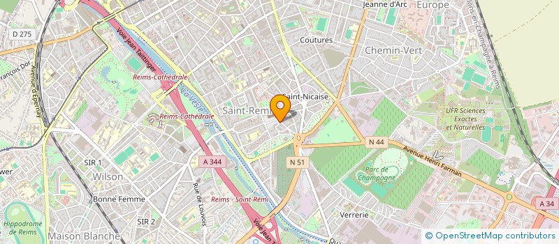 localisation de l'entreprise MONSIEUR ALEXIS LEVASSEUR  REIMS