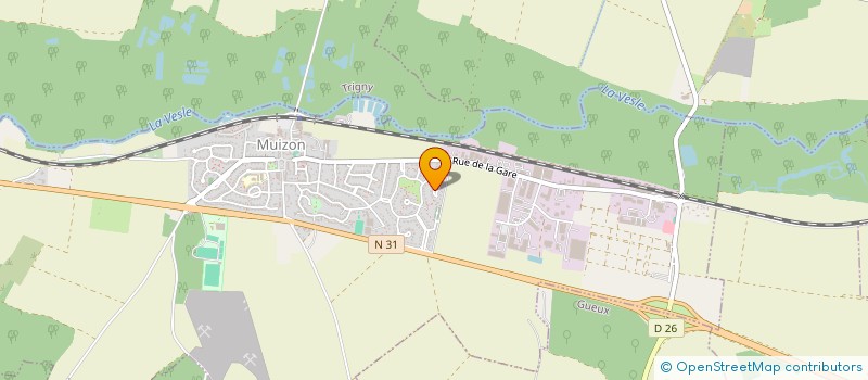 localisation de l'entreprise MONSIEUR ALEXIS LIANCE  MUIZON