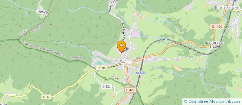 localisation de l'entreprise MONSIEUR ALEXIS LIEBMANN  SAALES