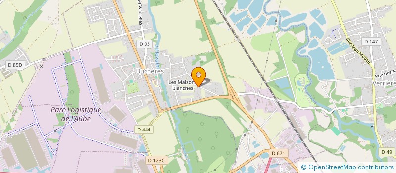 localisation de l'entreprise MONSIEUR ALEXIS LIGNON  BUCHERES