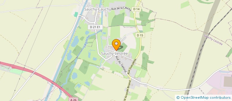 localisation de l'entreprise MONSIEUR ALEXIS LISIAK  SAUCHY-LESTREE