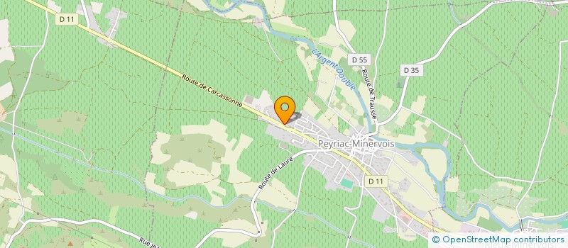 localisation de l'entreprise MONSIEUR ALEXIS LIZAN  CAUNES-MINERVOIS