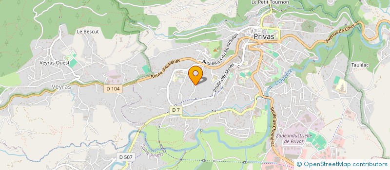 localisation de l'entreprise MONSIEUR ALEXIS LLADO  ROCHESSAUVE