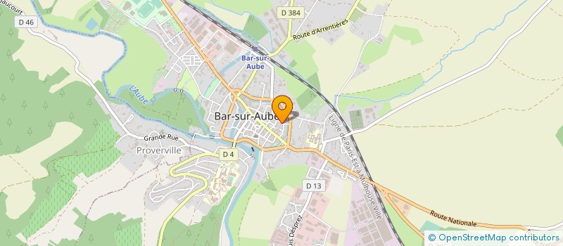 localisation de l'entreprise MONSIEUR ALEXIS LOISELLIER à BAR-SUR-AUBE