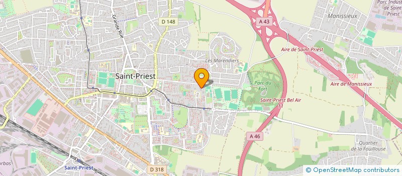 localisation de l'entreprise MONSIEUR ALEXIS LOMBARD  SAINT-PRIEST