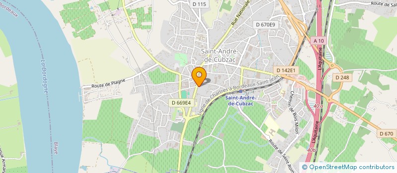 localisation de l'entreprise MONSIEUR ALEXIS LOPEZ PUEYO  SAINT-ANDRE-DE-CUBZAC