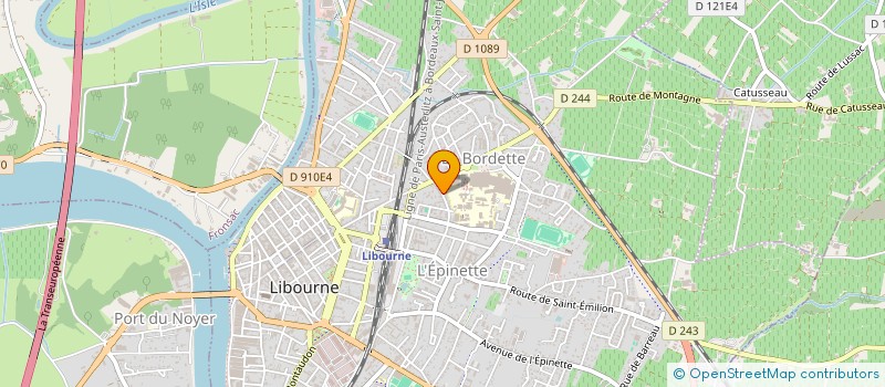 localisation de l'entreprise MONSIEUR ALEXIS LOUIT  LIBOURNE