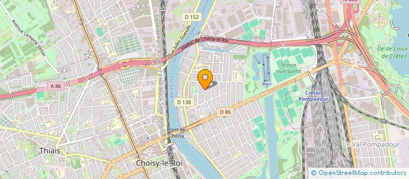 localisation de l'entreprise MONSIEUR ALEXIS LOUREIRO CARDOSO  CHOISY-LE-ROI