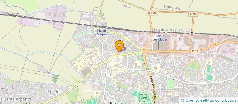 localisation de l'entreprise MONSIEUR ALEXIS LOUVET  PLAISIR