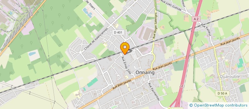 localisation de l'entreprise MONSIEUR ALEXIS LUCIEZ  ONNAING