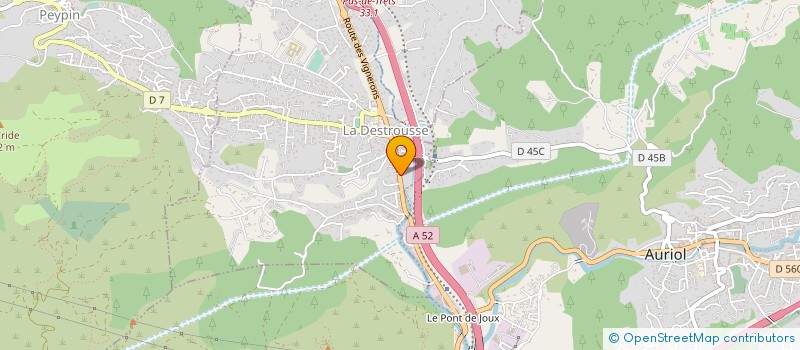 localisation de l'entreprise MONSIEUR ALEXIS LUJAN  LA DESTROUSSE