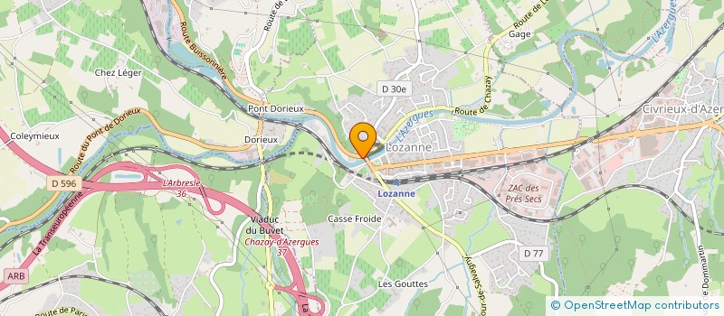 localisation de l'entreprise MONSIEUR ALEXIS MACHADO  LOZANNE