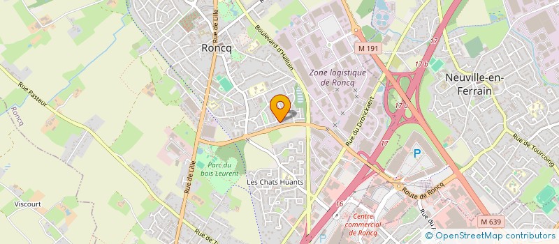 localisation de l'entreprise MONSIEUR ALEXIS MACHEREZ à RONCQ