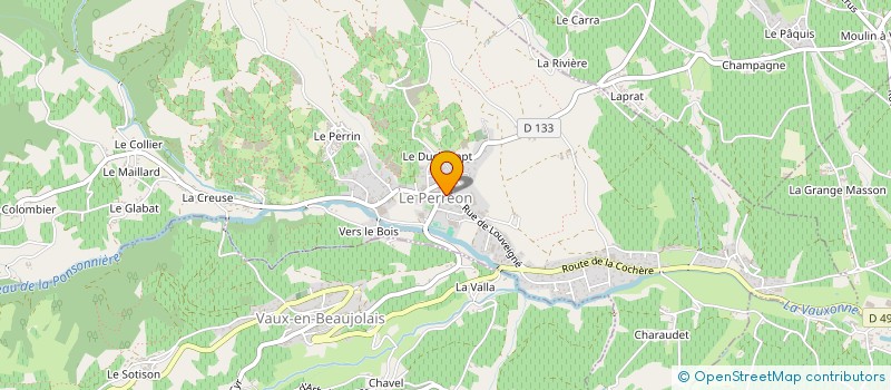 localisation de l'entreprise MONSIEUR ALEXIS MAGAT à LE PERREON