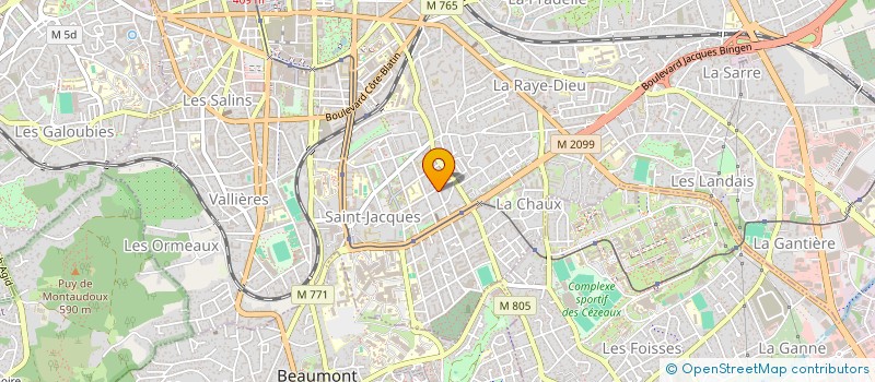 localisation de l'entreprise MONSIEUR ALEXIS MAGNIER  CLERMONT-FERRAND