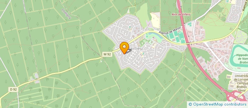 localisation de l'entreprise MONSIEUR ALEXIS MAHOUT  VILLERS-LES-NANCY