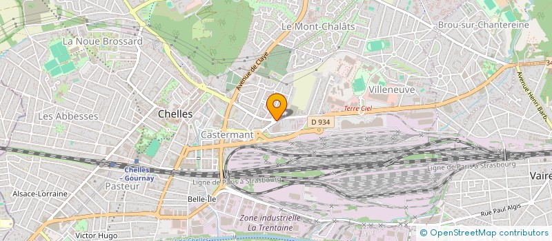 localisation de l'entreprise MONSIEUR ALEXIS MAIGRET à CHELLES