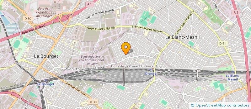 localisation de l'entreprise MONSIEUR ALEXIS MAINGAUD à DRANCY