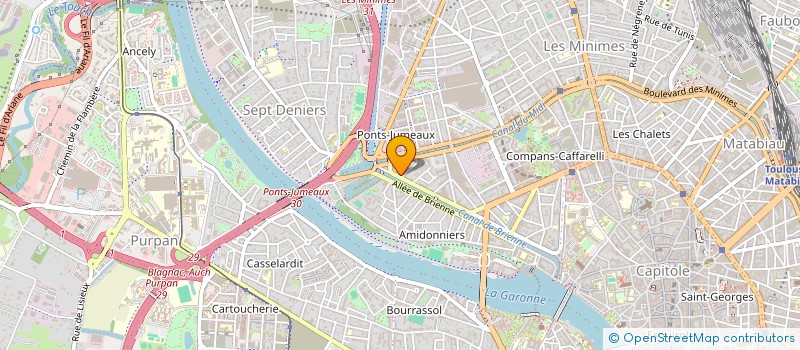 localisation de l'entreprise MONSIEUR ALEXIS MALIEN BERNARDEAU à TOULOUSE