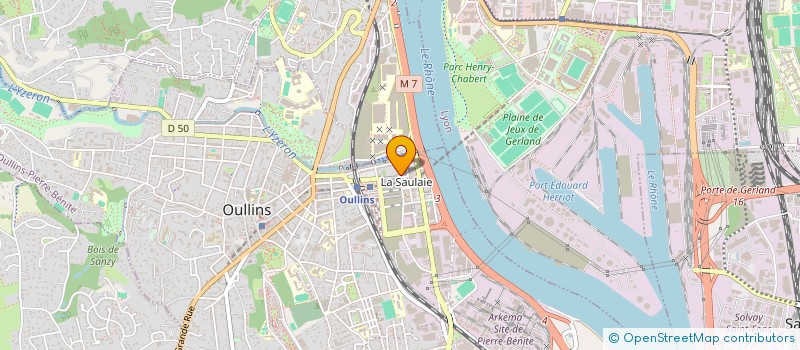 localisation de l'entreprise MONSIEUR ALEXIS MANGIN  OULLINS-PIERRE-BENITE