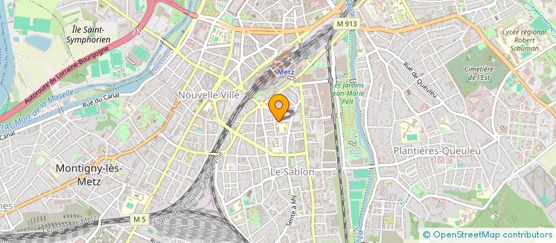 localisation de l'entreprise MONSIEUR ALEXIS MANZ  METZ