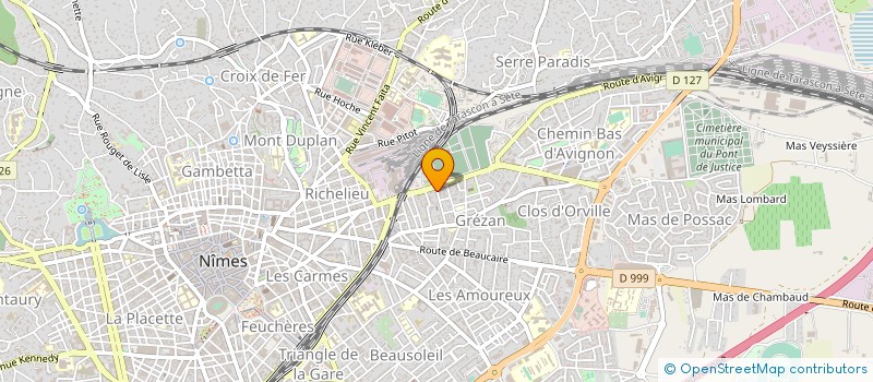 localisation de l'entreprise MONSIEUR ALEXIS MAOUCHE  NIMES