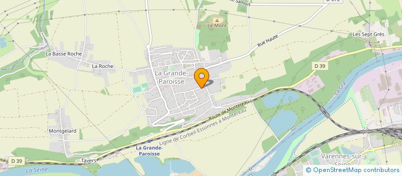 localisation de l'entreprise MONSIEUR ALEXIS MARAULT  LA GRANDE-PAROISSE