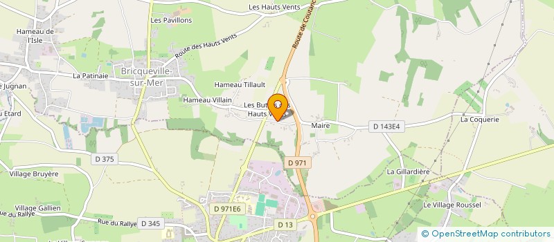 localisation de l'entreprise MONSIEUR ALEXIS MARCAGGI  BRICQUEVILLE-SUR-MER