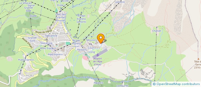 localisation de l'entreprise MONSIEUR ALEXIS MARCHAND  HUEZ