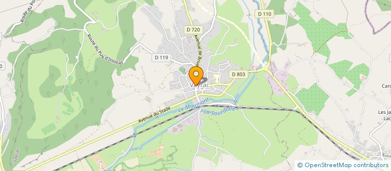 localisation de l'entreprise MONSIEUR ALEXIS MARGOT  VAYRAC