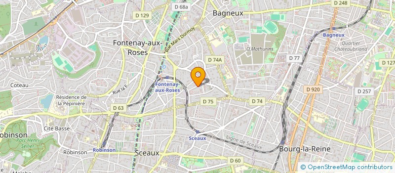 localisation de l'entreprise MONSIEUR ALEXIS MARONNE à FONTENAY-AUX-ROSES