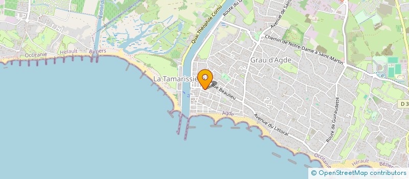 localisation de l'entreprise MONSIEUR ALEXIS MARRA  AGDE