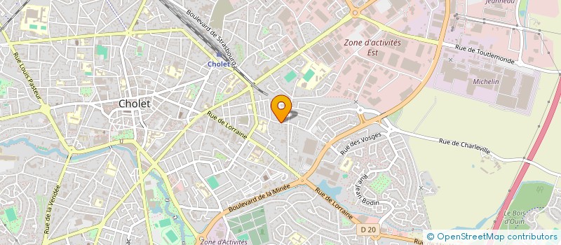 localisation de l'entreprise MONSIEUR ALEXIS MARSAN à CHOLET