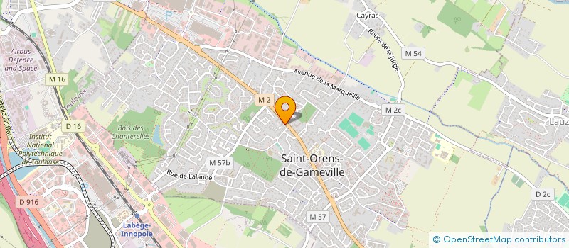 localisation de l'entreprise MONSIEUR ALEXIS MARTIN  SAINT-ORENS-DE-GAMEVILLE