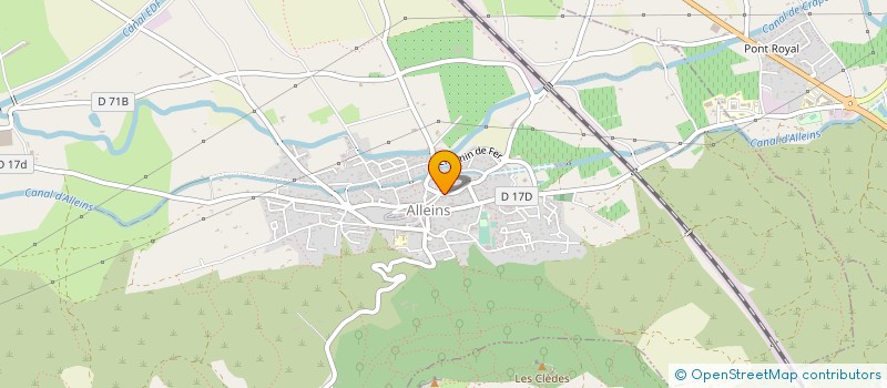 localisation de l'entreprise MONSIEUR ALEXIS MARTIN  ALLEINS