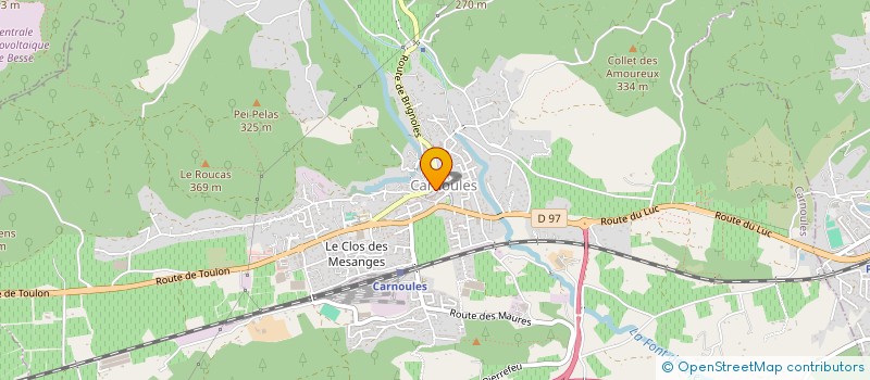 localisation de l'entreprise MONSIEUR ALEXIS MARTIN  CARNOULES