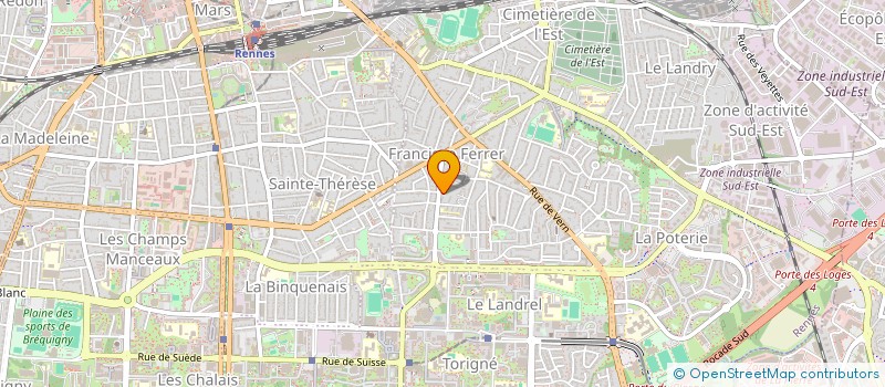 localisation de l'entreprise MONSIEUR ALEXIS MARTIN  RENNES