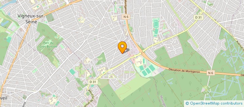 localisation de l'entreprise MONSIEUR ALEXIS MARTINEZ  VIGNEUX SUR SEINE